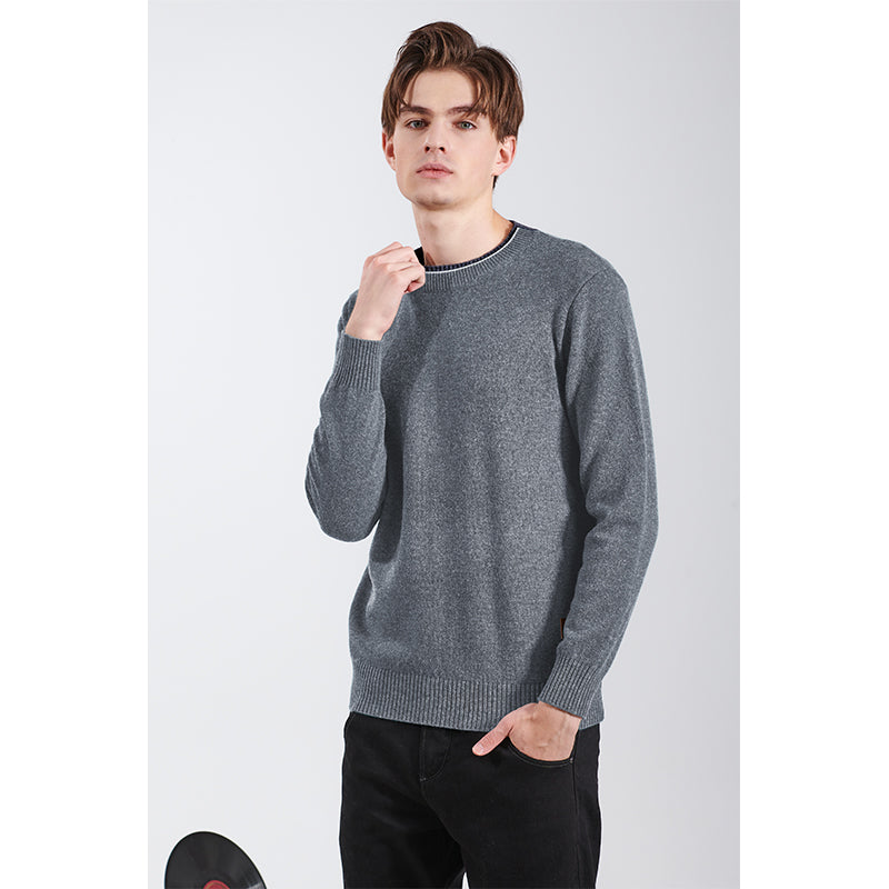 Double-Neck Wool Sweater