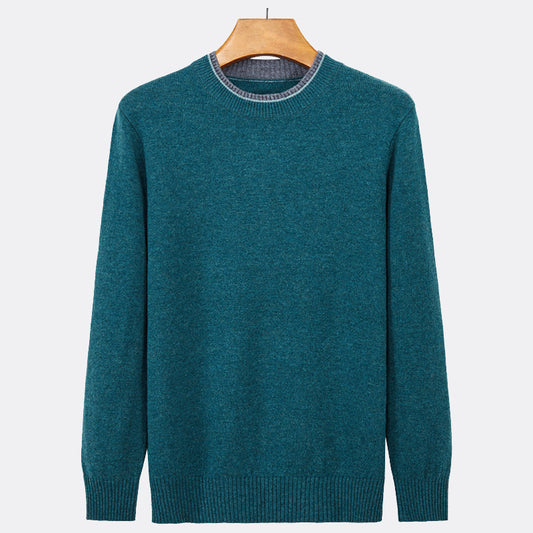 Double-Neck Wool Sweater