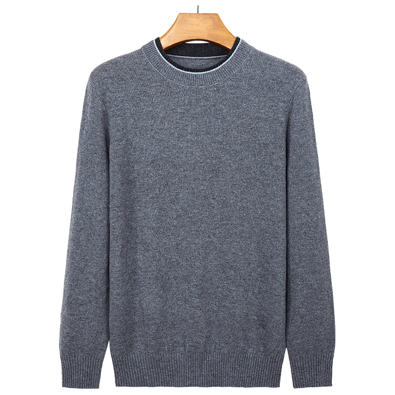 Double-Neck Wool Sweater