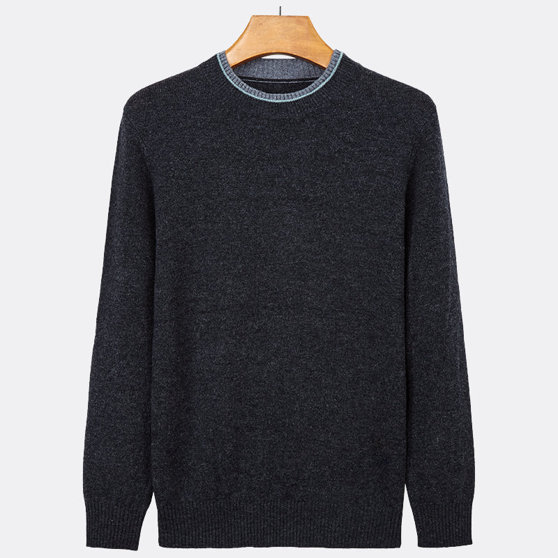 Double-Neck Wool Sweater