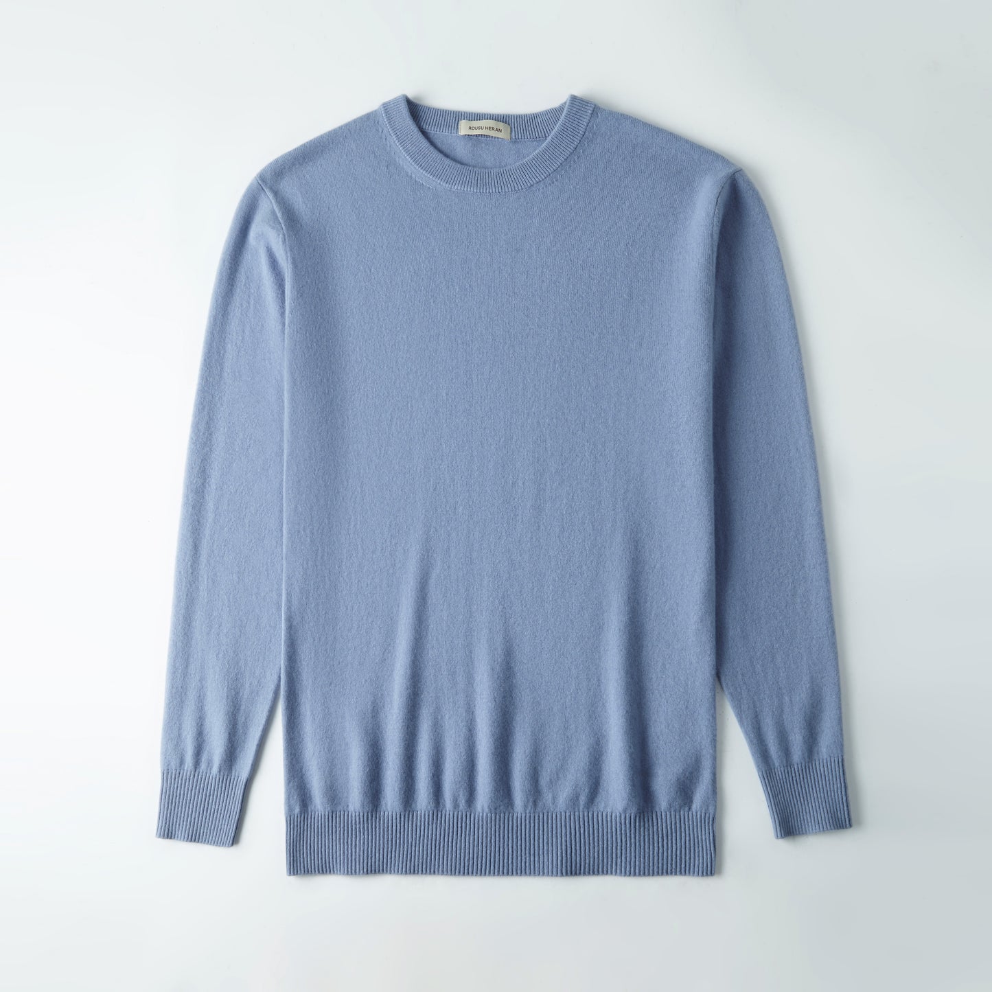 round-neck cashmere sweater