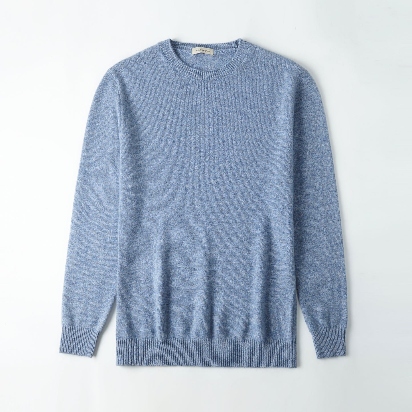 round-neck cashmere sweater