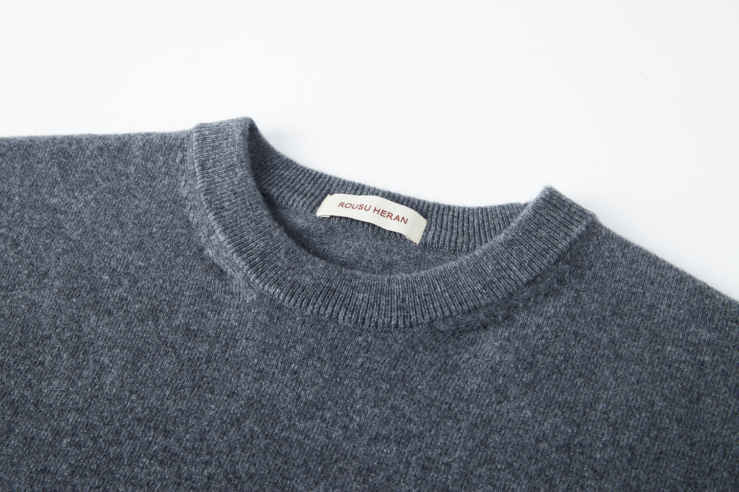 round-neck cashmere sweater