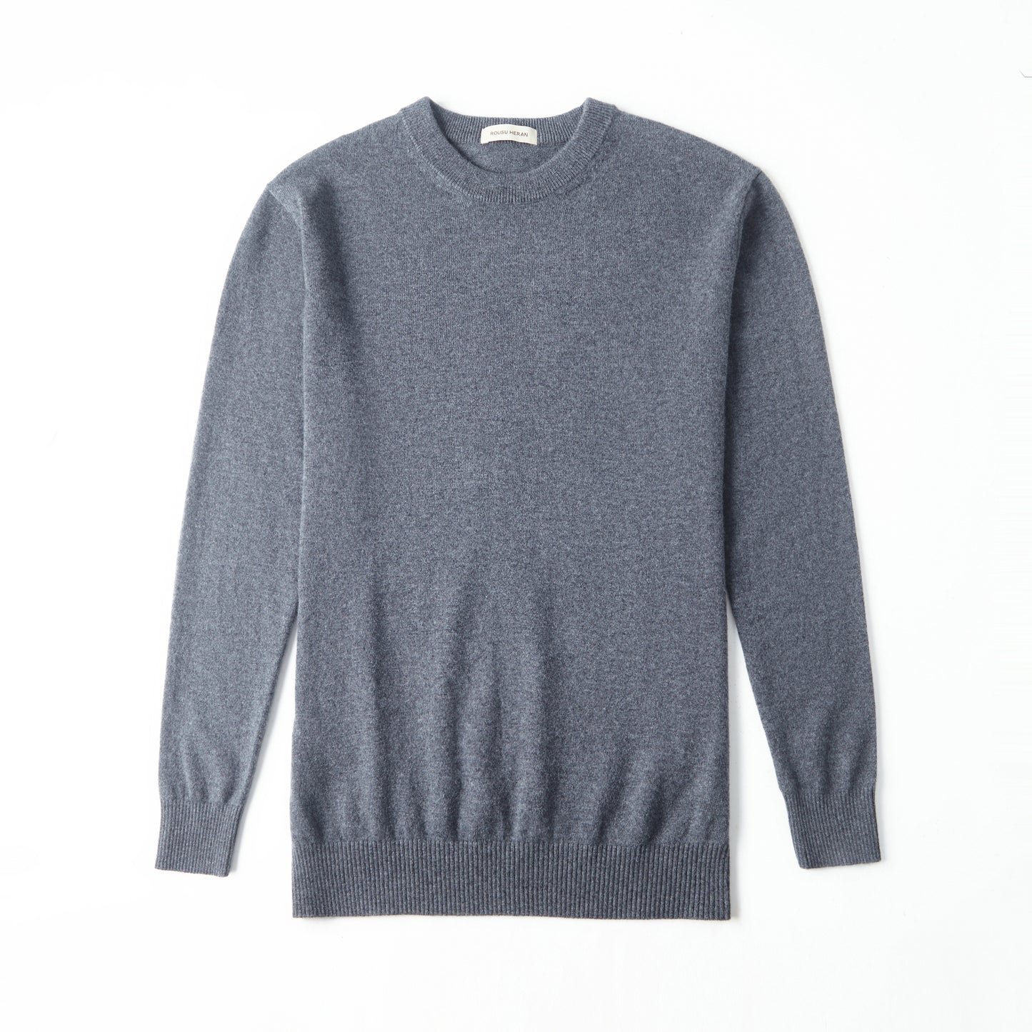 round-neck cashmere sweater